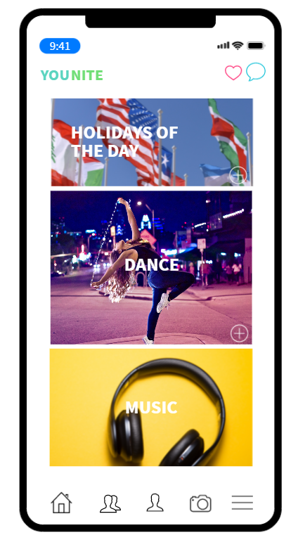 App layout designs